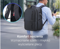 Silver Monkey Plecak na laptopa Smart TripPack XL 17" - 1507711 - zdjęcie 5